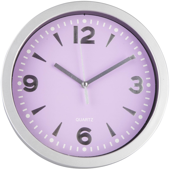 Wanduhr - Ø = 20 cm - flieder