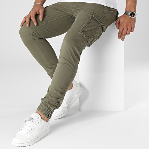 Pantalon Cargo Vert Kaki
