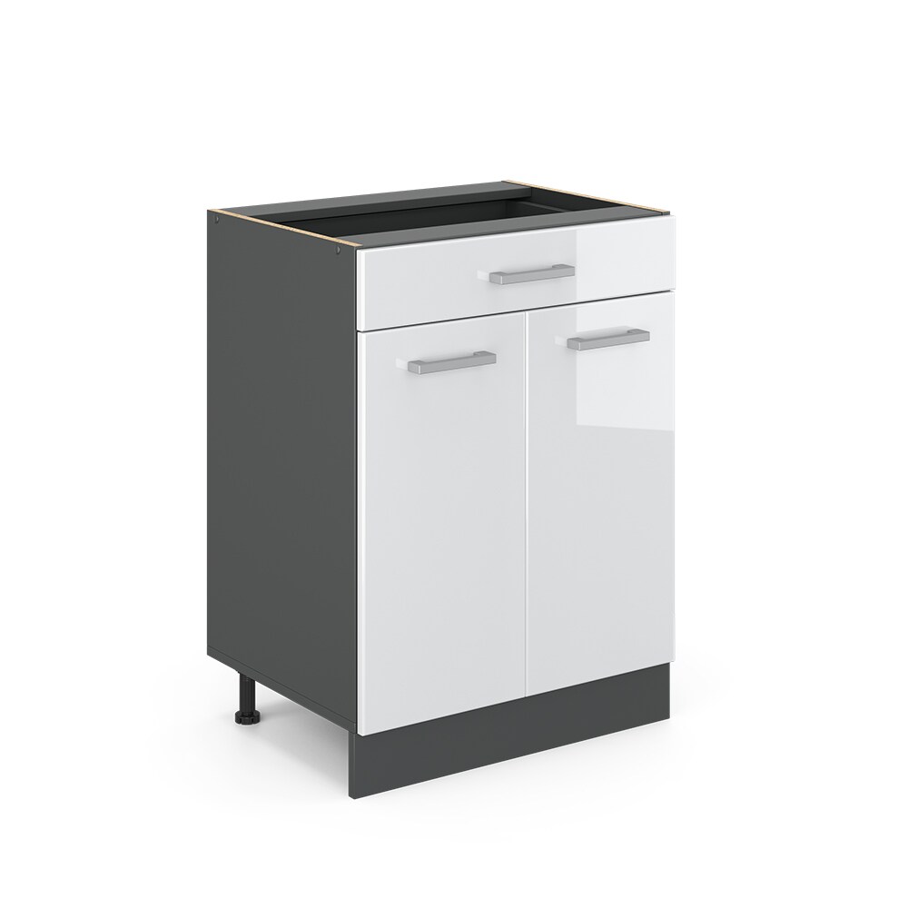 VICCO Küchenschrank Unterschrank Schubunterschrank 60 cm R-Line Anthrazit