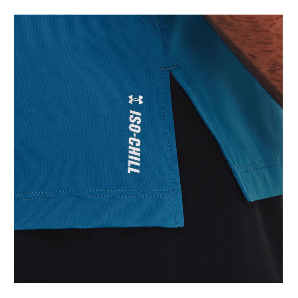 Under Armour ISO-CHILL LASER - Tee-shirt Homme bleu