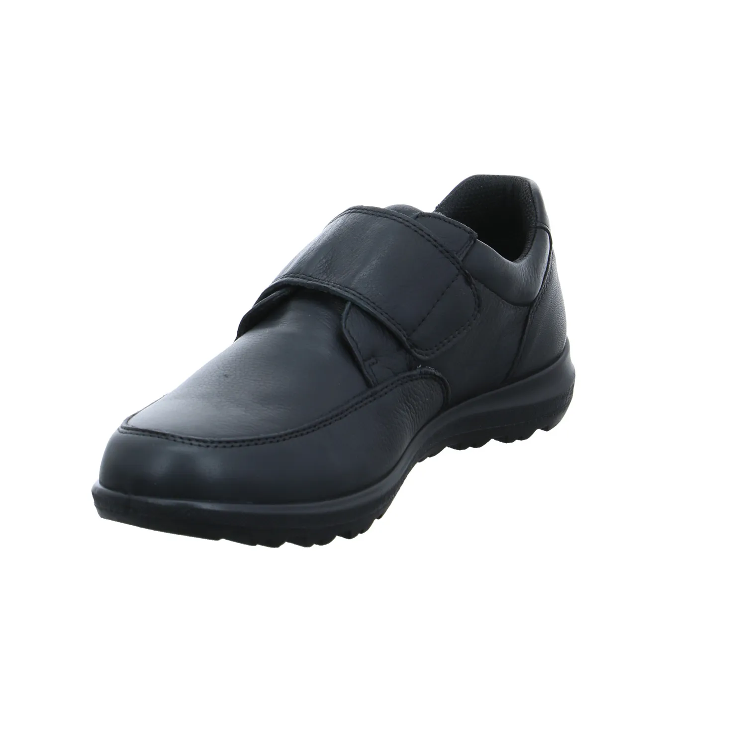 IMAC Halbschuh-Schlüpfer Schwarz Leder