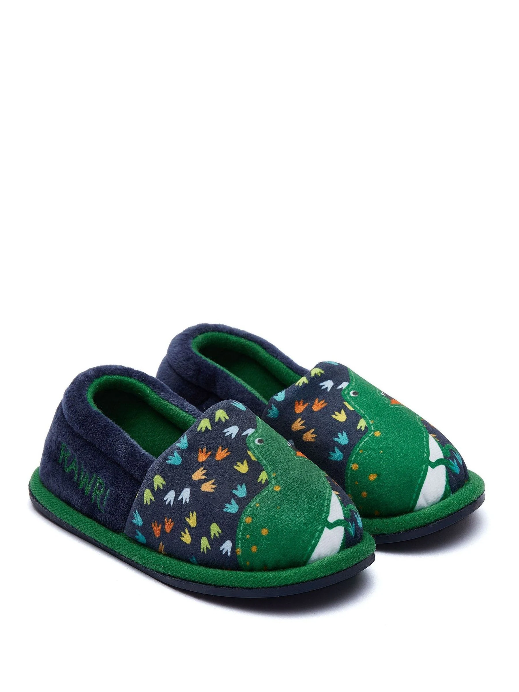 Harry Bear pantoffels met dinosaurusprint