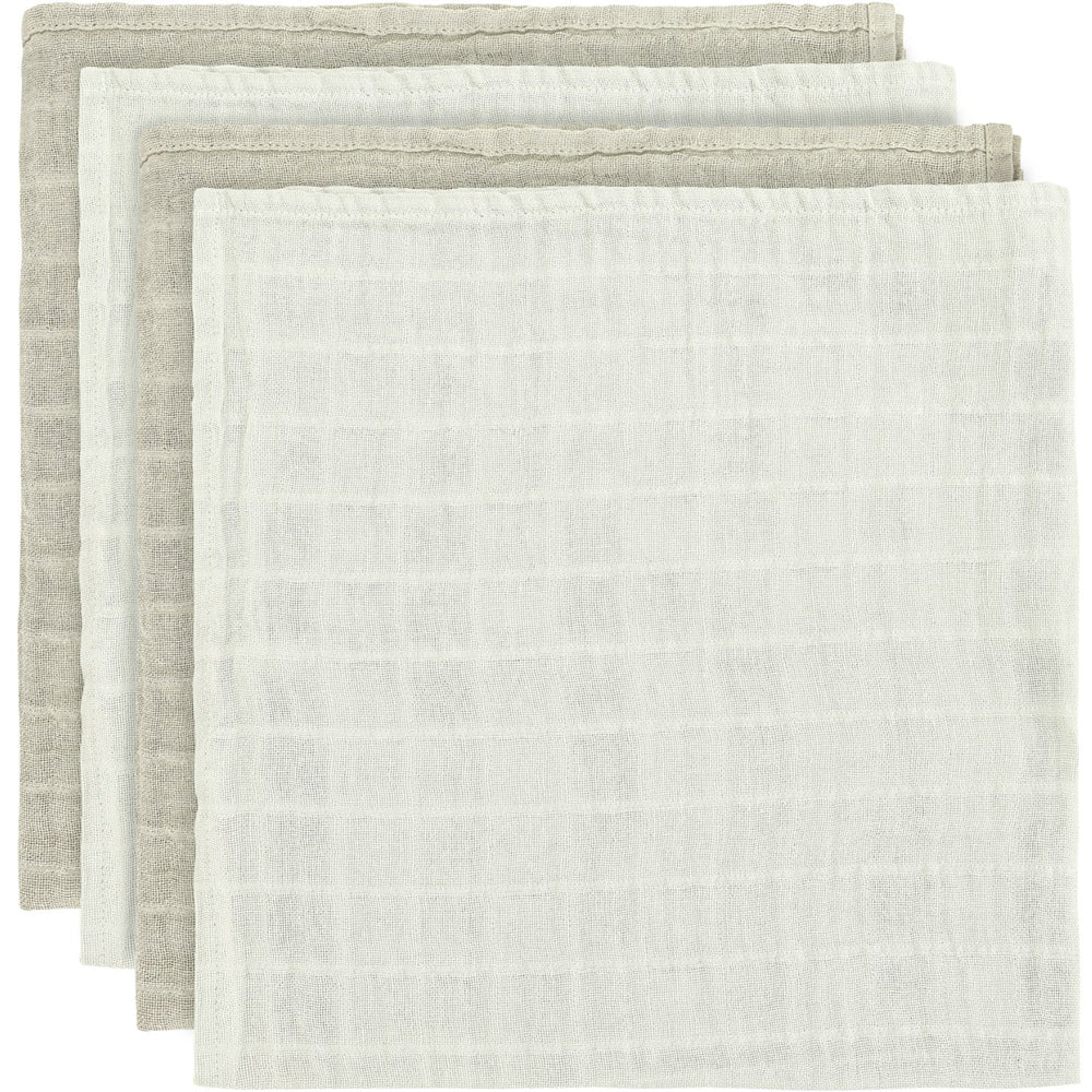 Køb Pippi Dried Sage Stofbleer Solid (4-Pack)