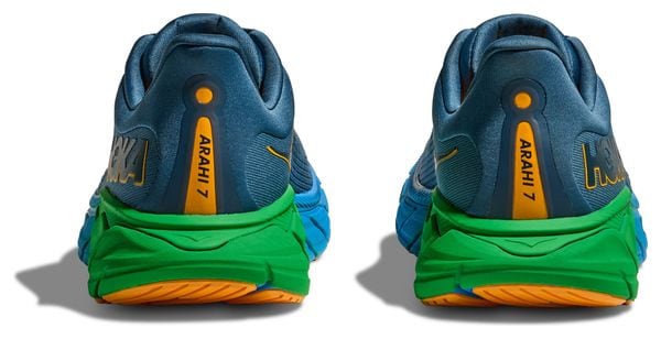 Chaussures Running Hoka Arahi 7 Bleu/Vert Homme