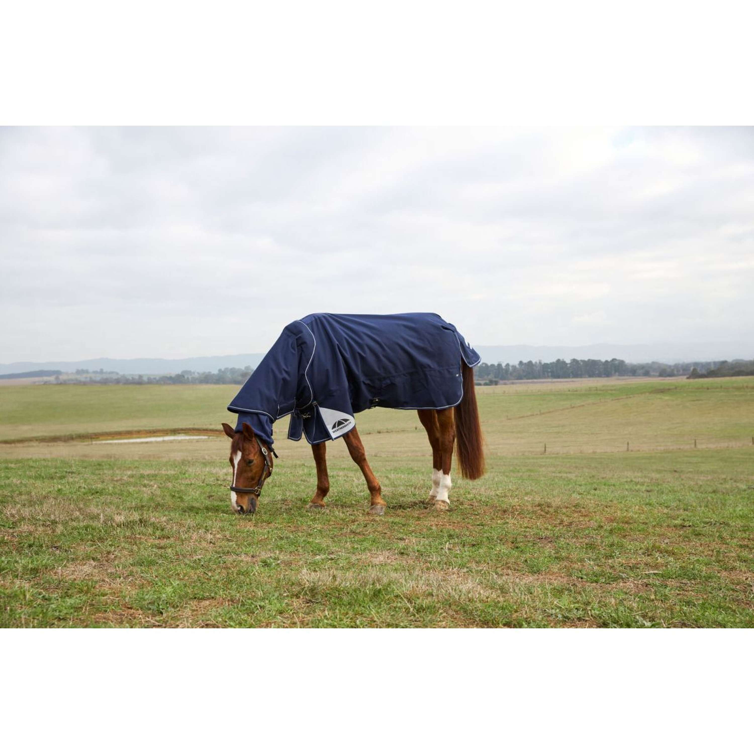 WeatherBeeta ComFiTec Ultra Turnout Detach-A-Neck 100g Navy