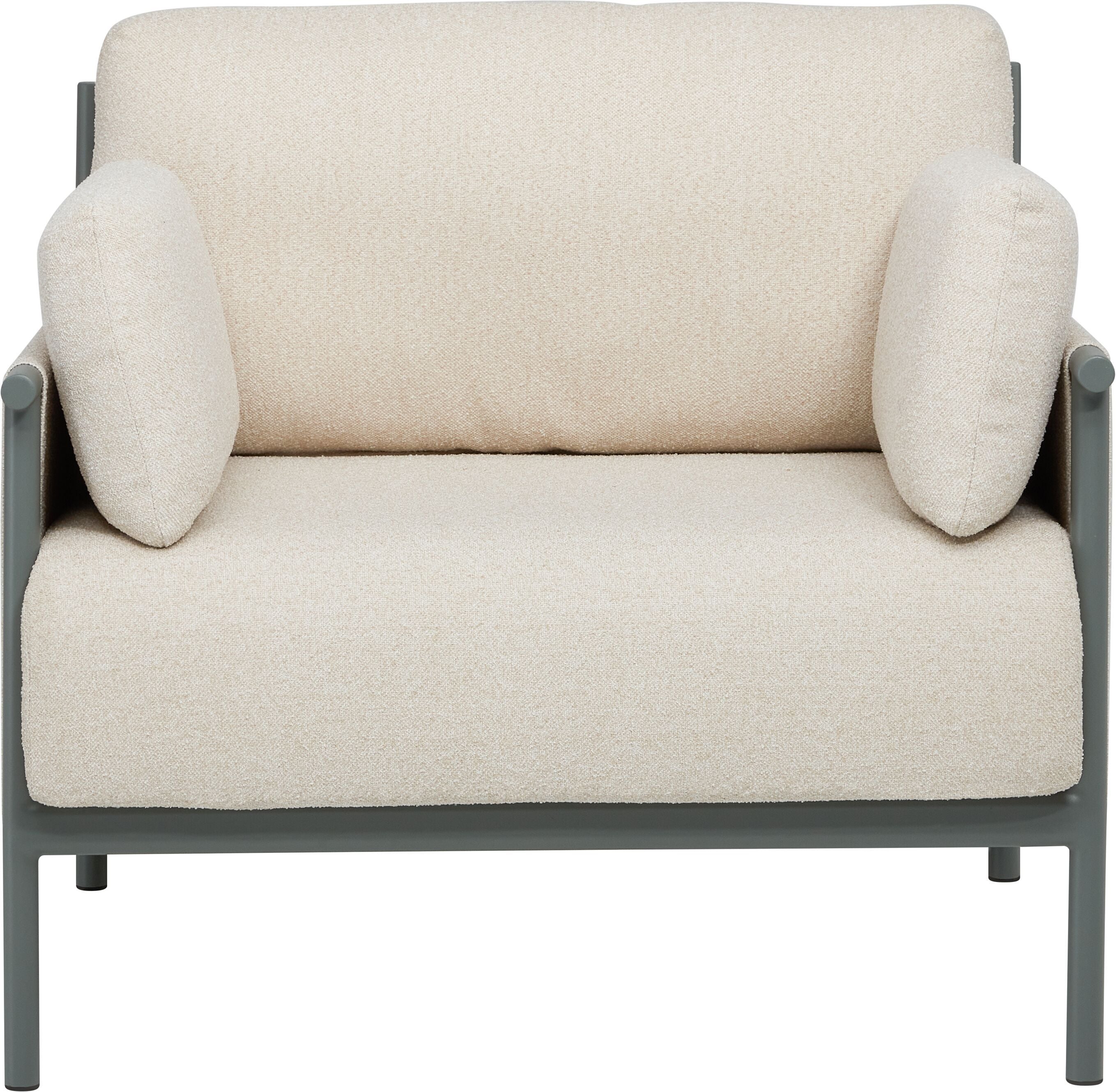 SAONA Loungesessel - Weiss / B: 90.0 cm x T: 83.0 cm x H: 78.0 cm