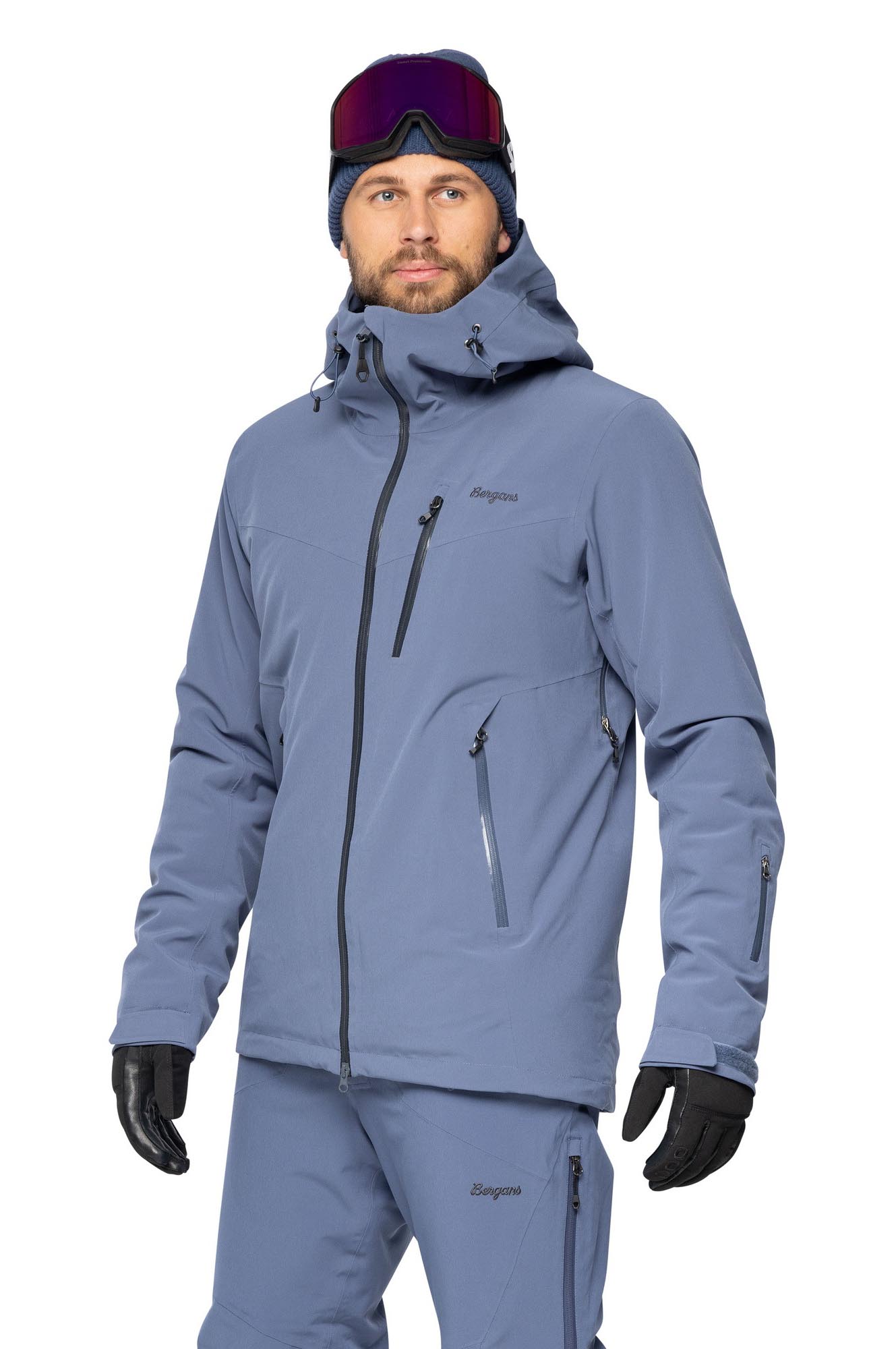 Oppdal Insulated Jacket Herre Granite Blue