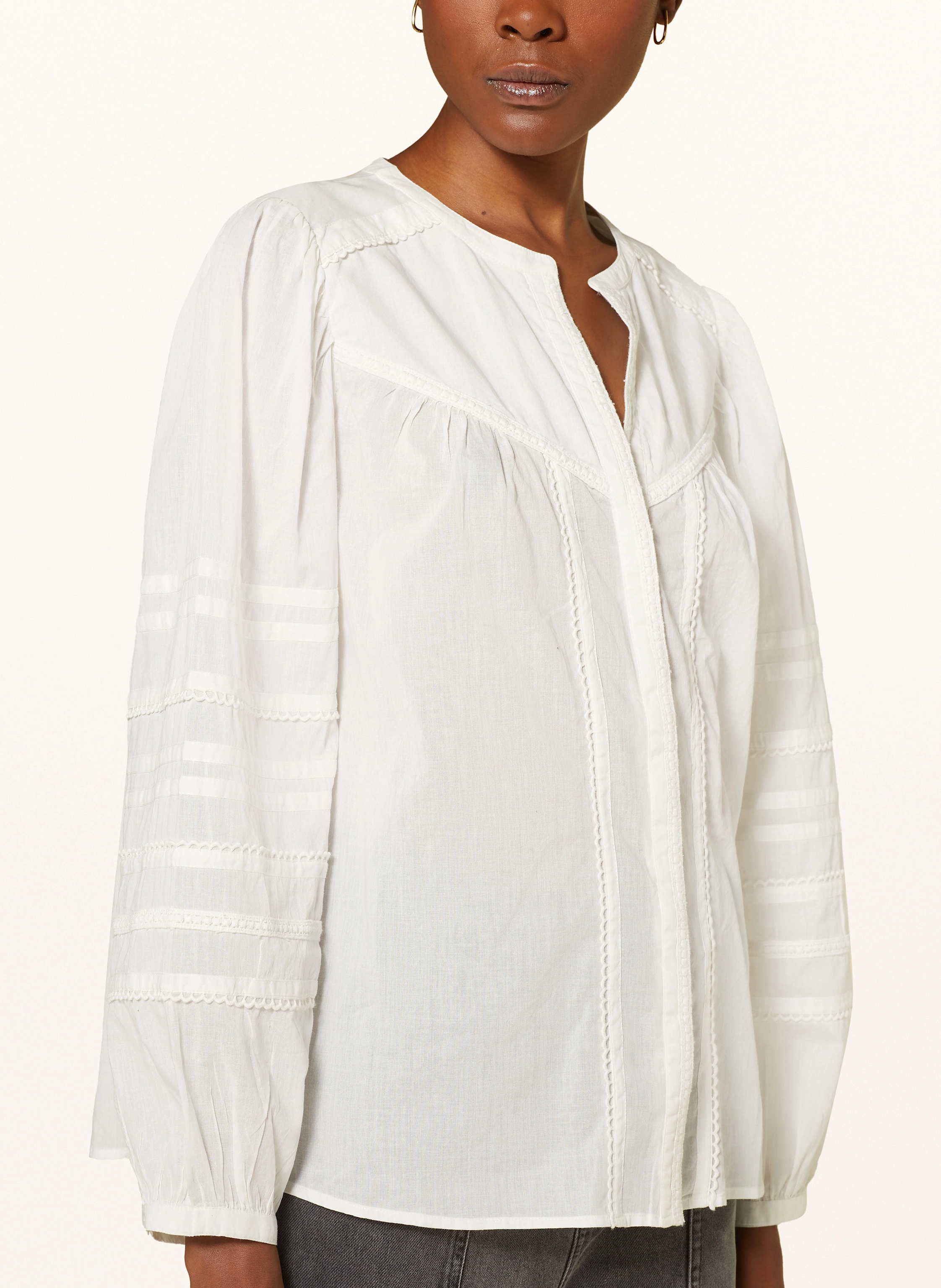 ba&sh Bluse YILLA mit Lochspitze