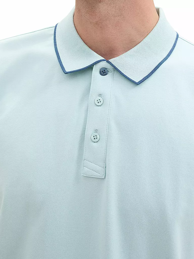 TOM TAILOR Poloshirt hellblau