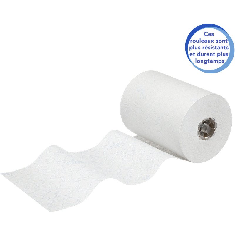 Rouleau d'essuie-mains Scott® Control™ Slimroll™ simple épaisseur 6667 - Carton de 6