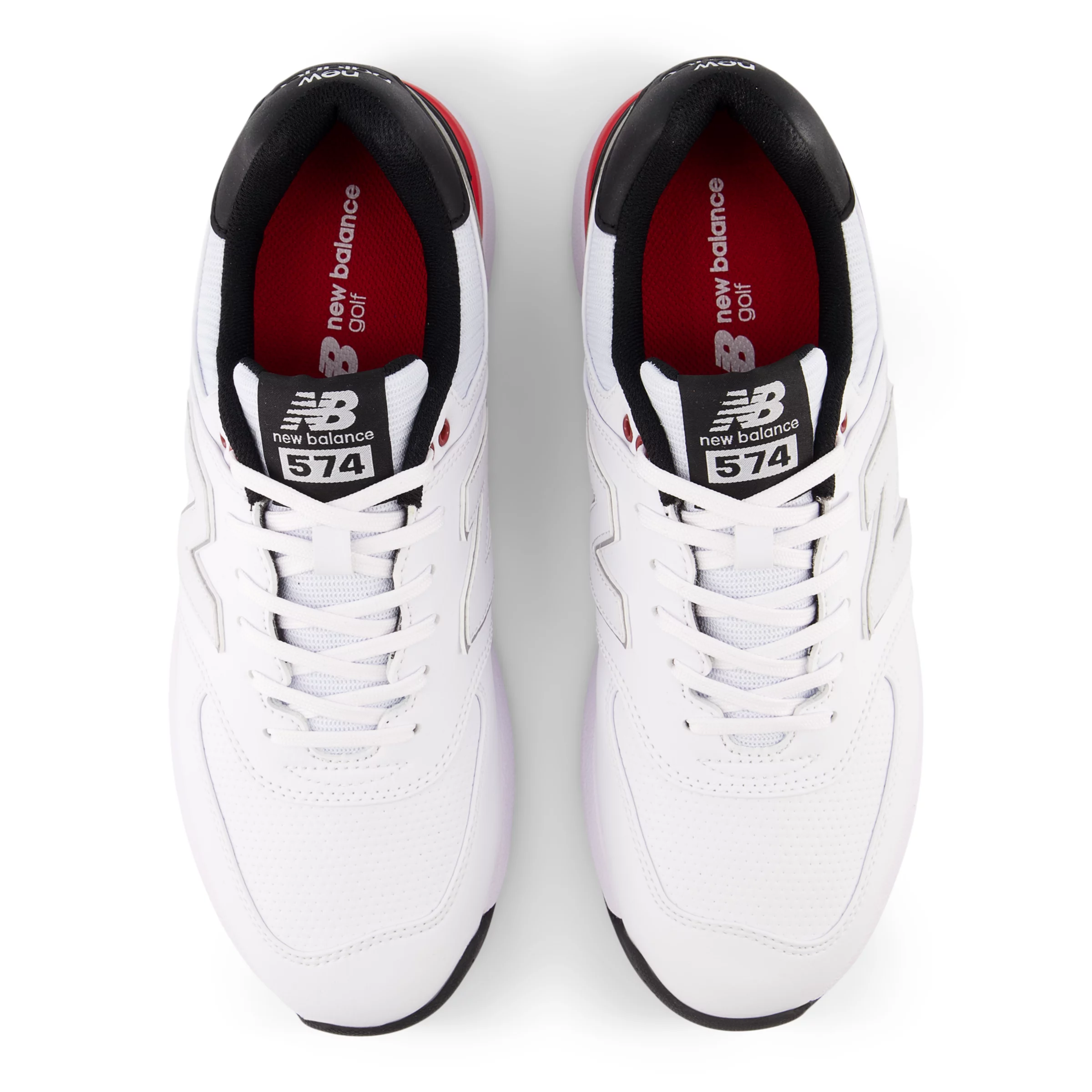 574 Greens v2 Golf Shoes White with Black