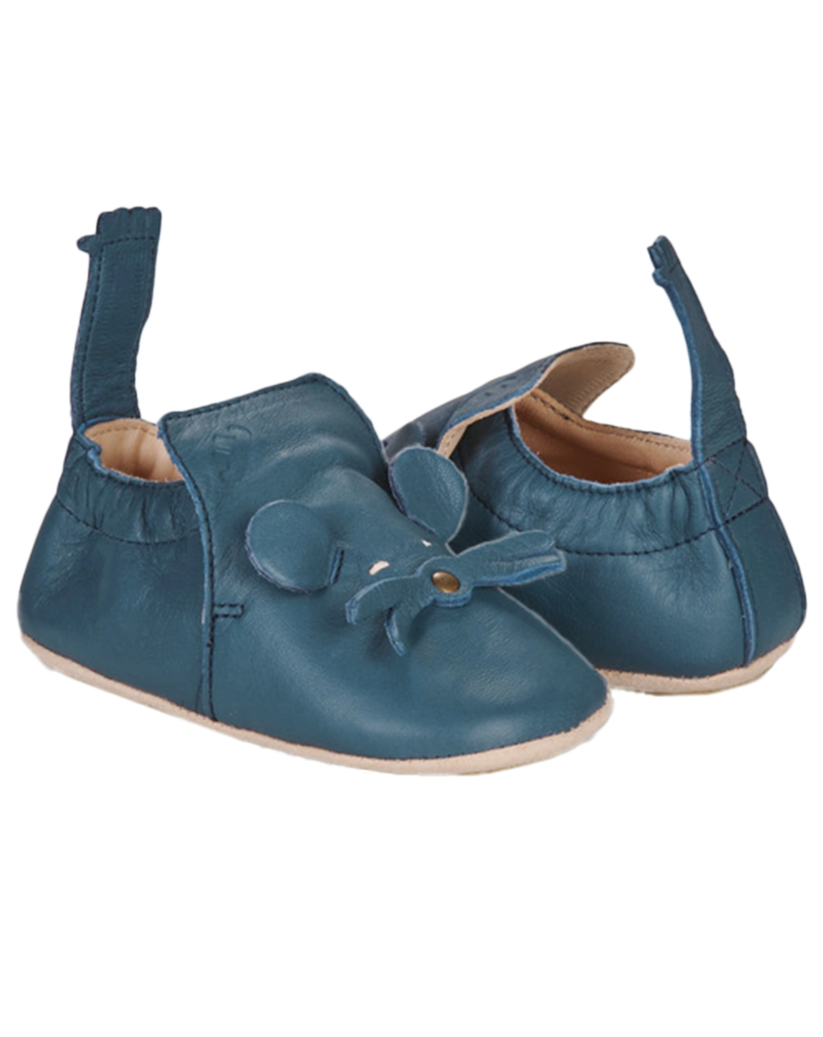 Krabbelschuhe MY BLUBLU MOUSE in denim