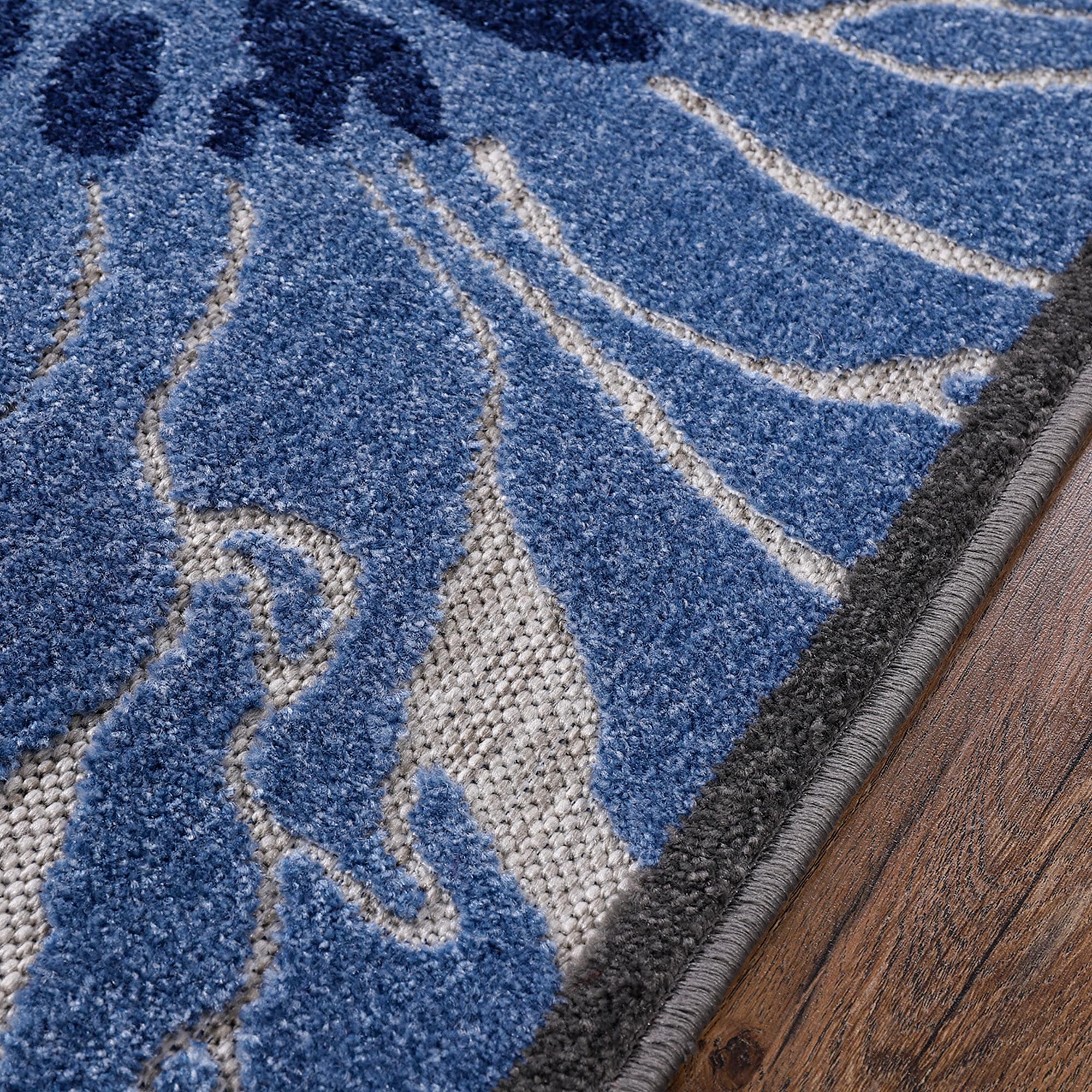 Sanat Teppich »Floral 2 Outdoor« rechteckig 6 mm Höhe In- und Outdoor geeignet, Blumen, Balkon, Terrasse, Aussenbereich