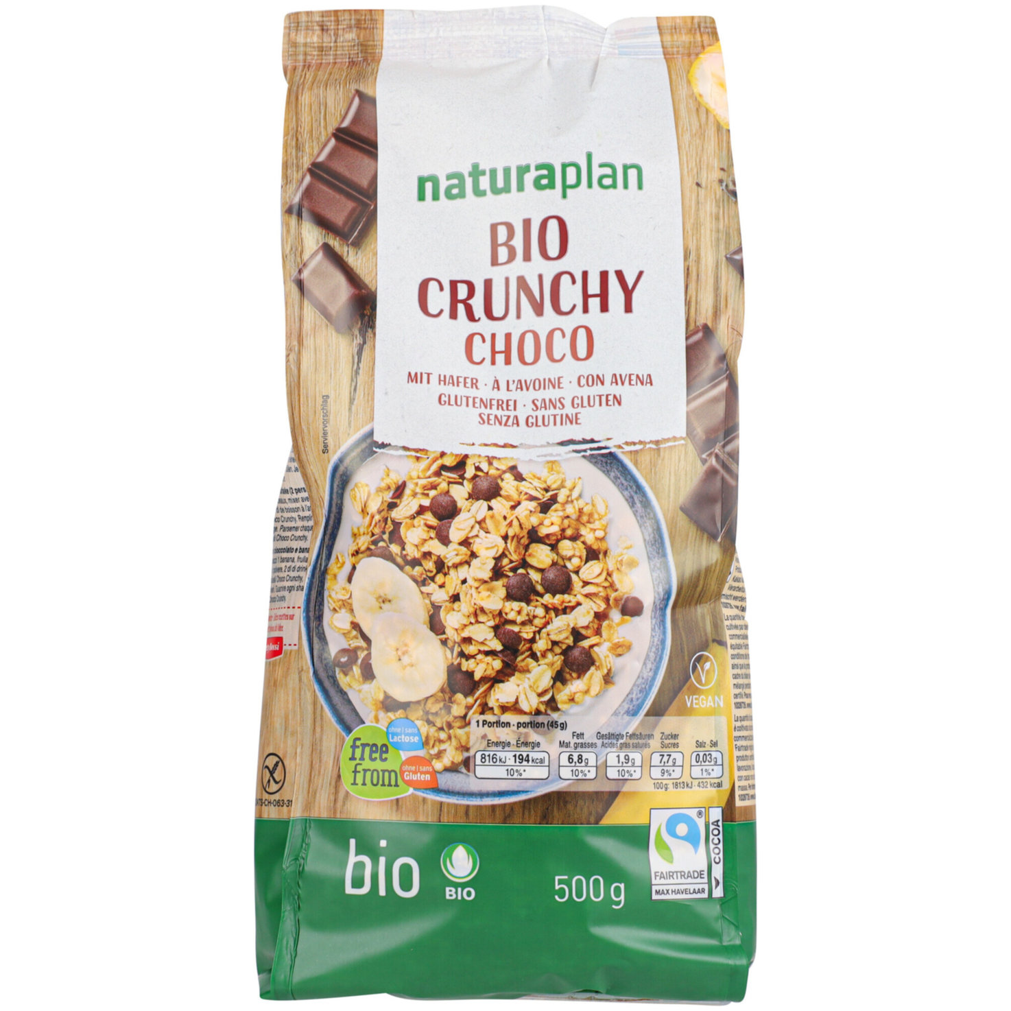 Naturaplan Bio Crunchy Choco 500G