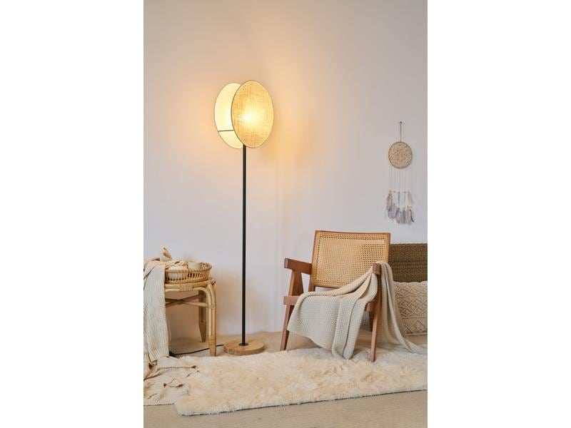 Pauleen Stehleuchte Boho Darling E27, max. 20W, Beige/Schwa Dekorative Stehlampe