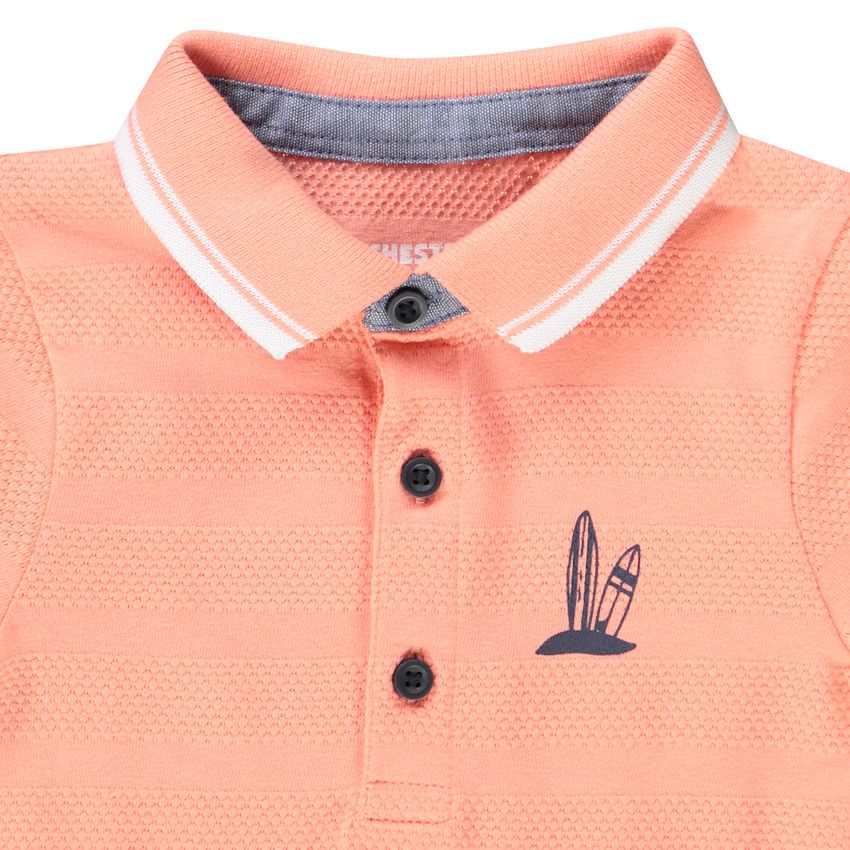 Polo manches courtes print fantaisie pour bébé garçon - Multicolore