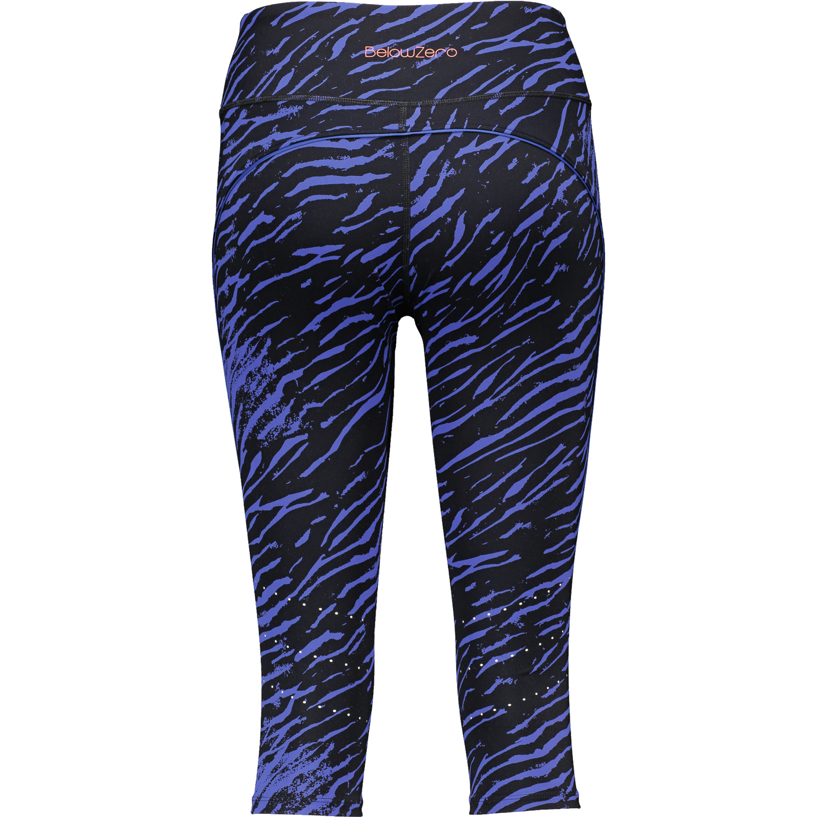 Belowzero Damen-Capri-Leggins pipping L, blau