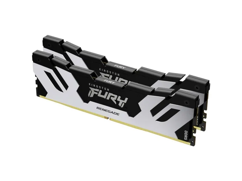 Kingston FURY Renegade - DDR5 - sæt - 32 GB: 2 x 16 GB - DIMM 288-PIN - 8000 MT/s / PC5-64000 - CL38 - 1.1 V - ikke bufferet - on-die ECC - sort med sølv