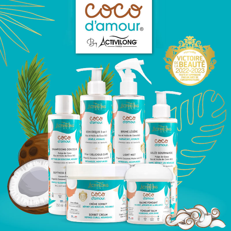 Brume légère cheveux secs et texturés Coco d'amour