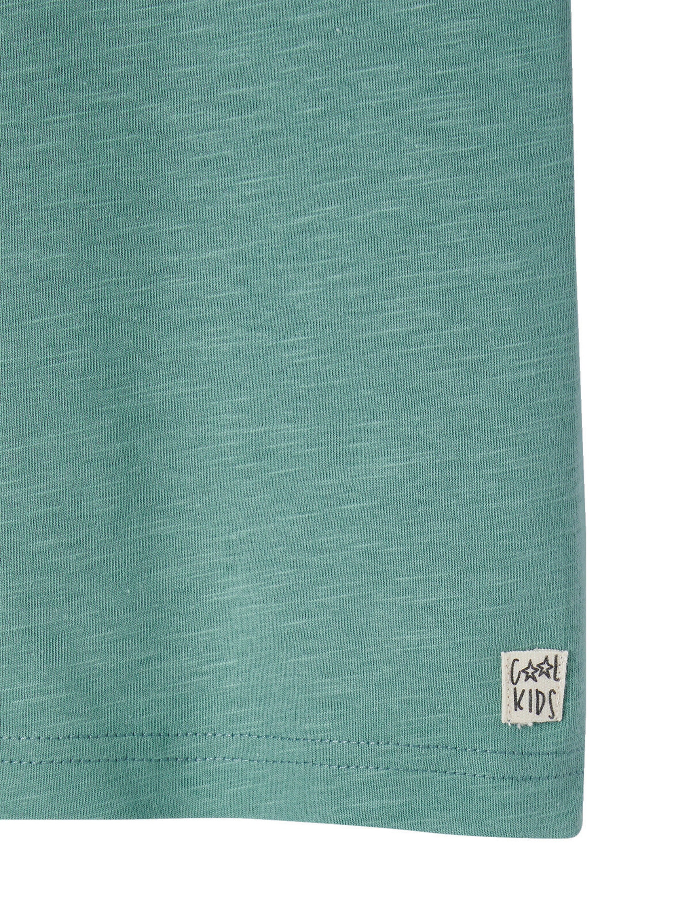 Vertbaudet Jungen T-Shirt BASIC graugrün