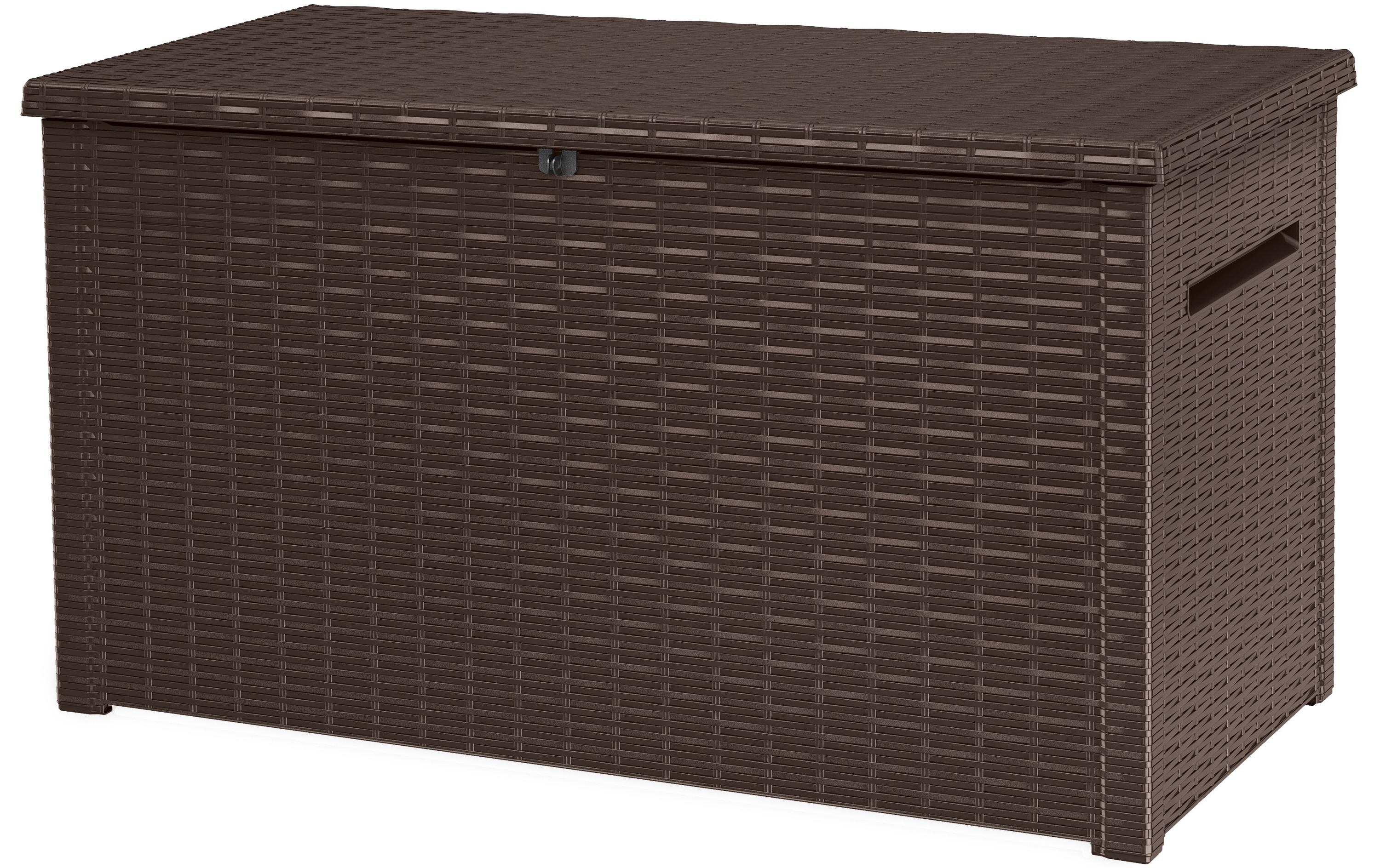 Gartenbox Java, Dunkelbraun<br>Outdoor-Aufbewahrungsbox 870 l