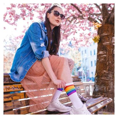 Rainbow Pride - Chaussettes Sport Coton Performance