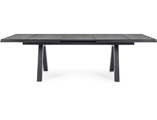 CONCEPT1 - Table extérieure Krion anthracite 205/265 x 103 x h78 cm