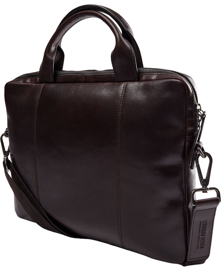 Leonhard Heyden L. HEYDEN ROMA ZIP-BRIEFCASE SLIM 1 COMP. Brown