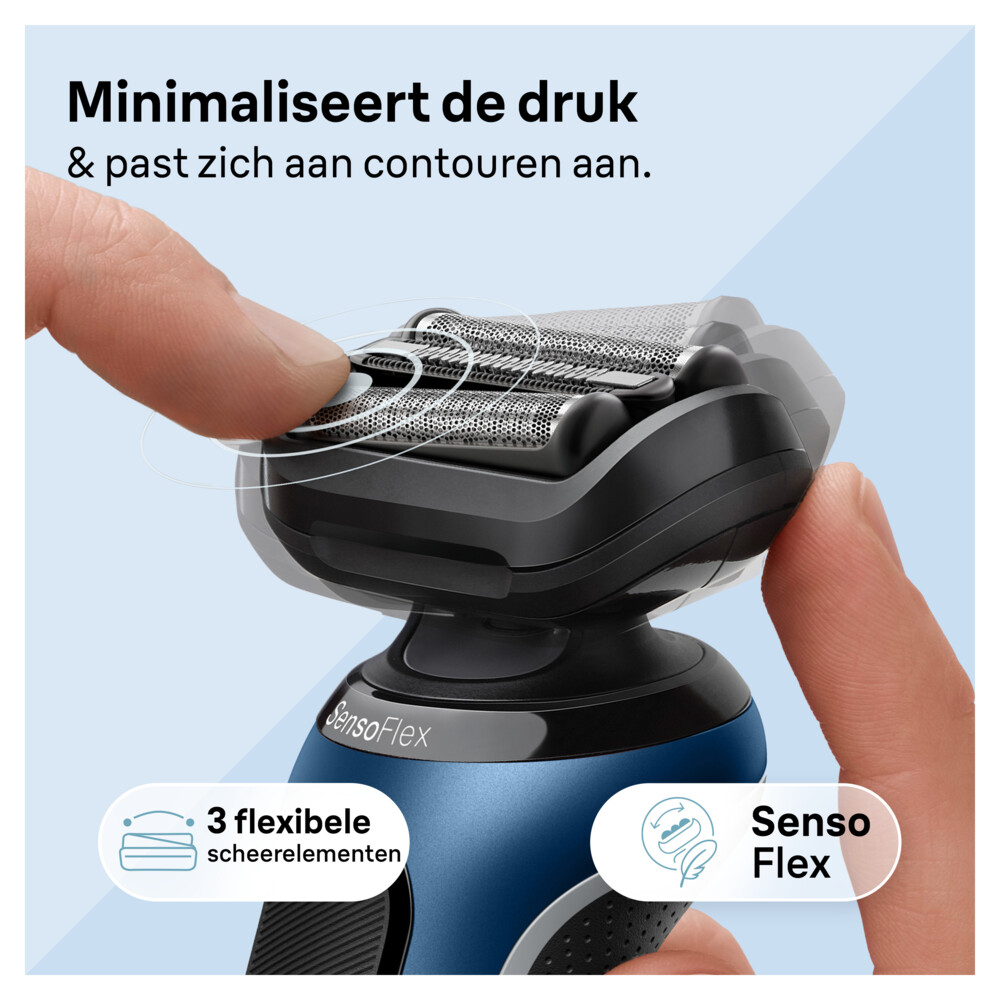 Braun Elektrisch Scheerapparaat Series 6 61-B1000s Blauw