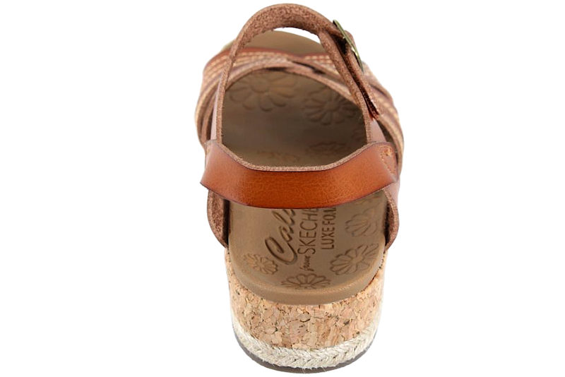 SKECHERS BREEZIE SANDAL I BRUNT SYNTET
