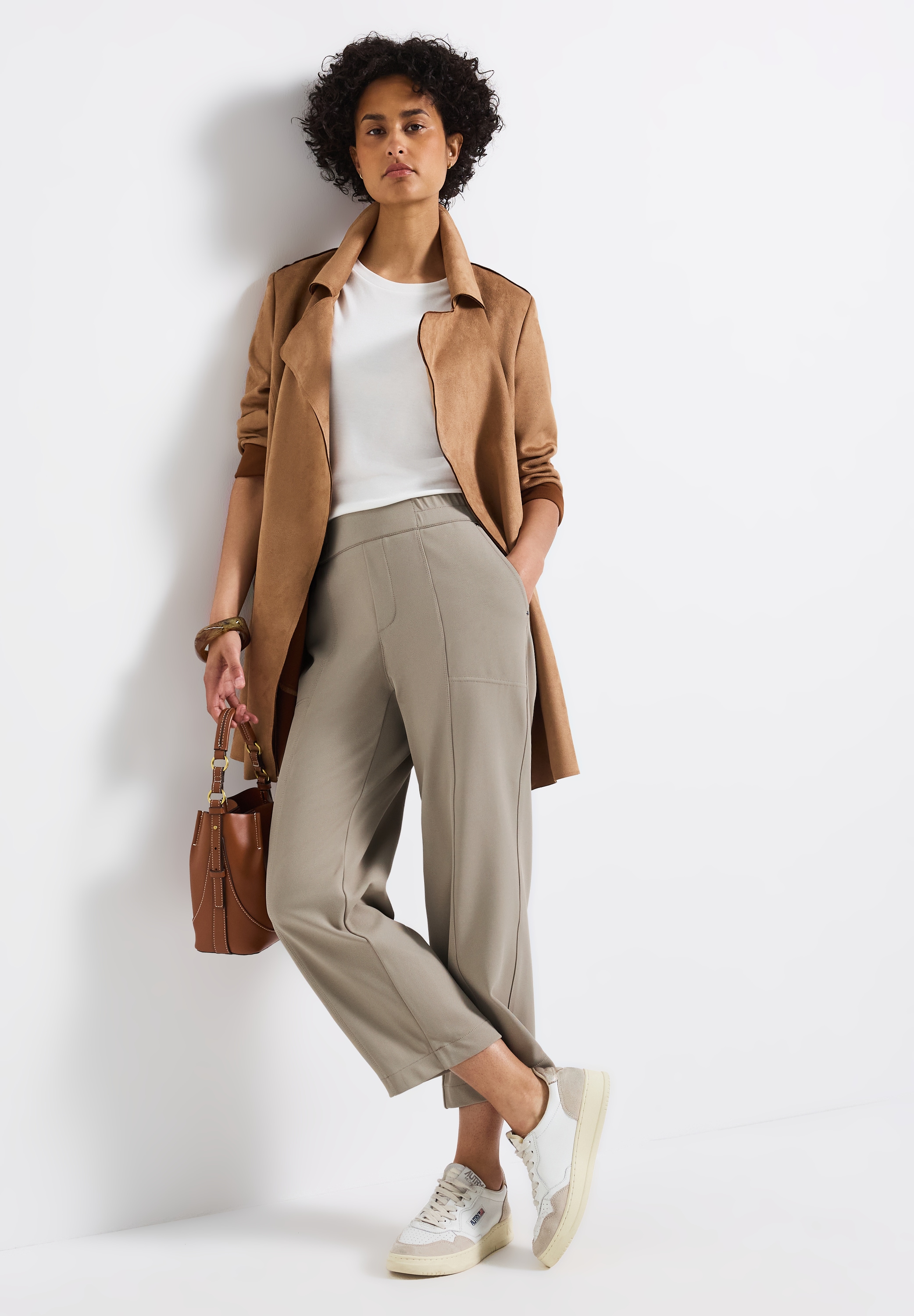 STREET ONE 7/8-Hose  mit Taschen und Gummizug
