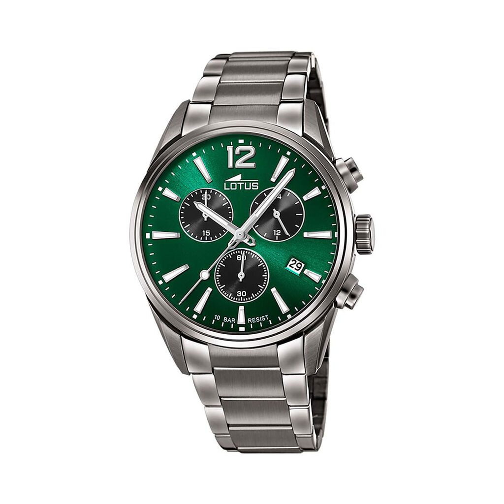 Montre Lotus Chrono Vert