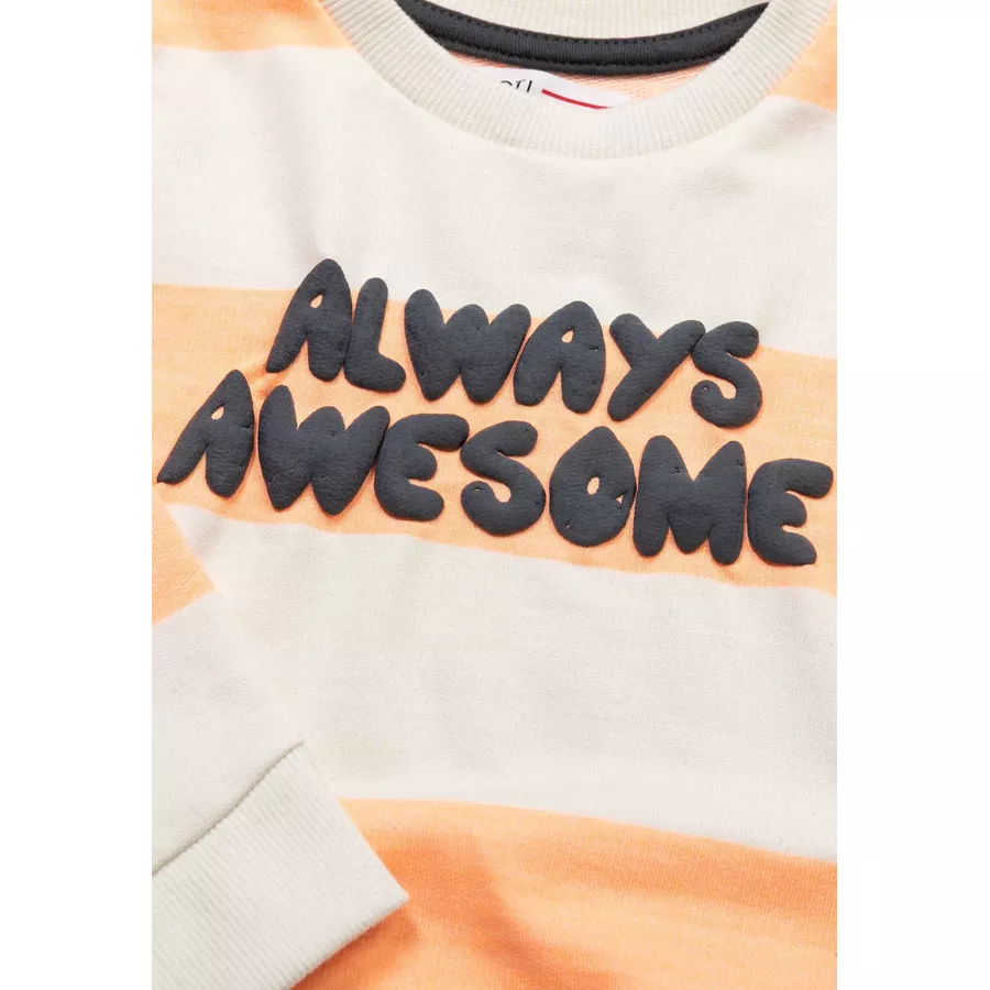 MINOTI Sweatshirt Epic OrangeWeiß