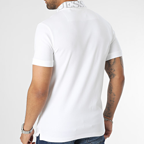 Polo Manches Courtes Slim M3YP66-KBL51 Bleu Marine