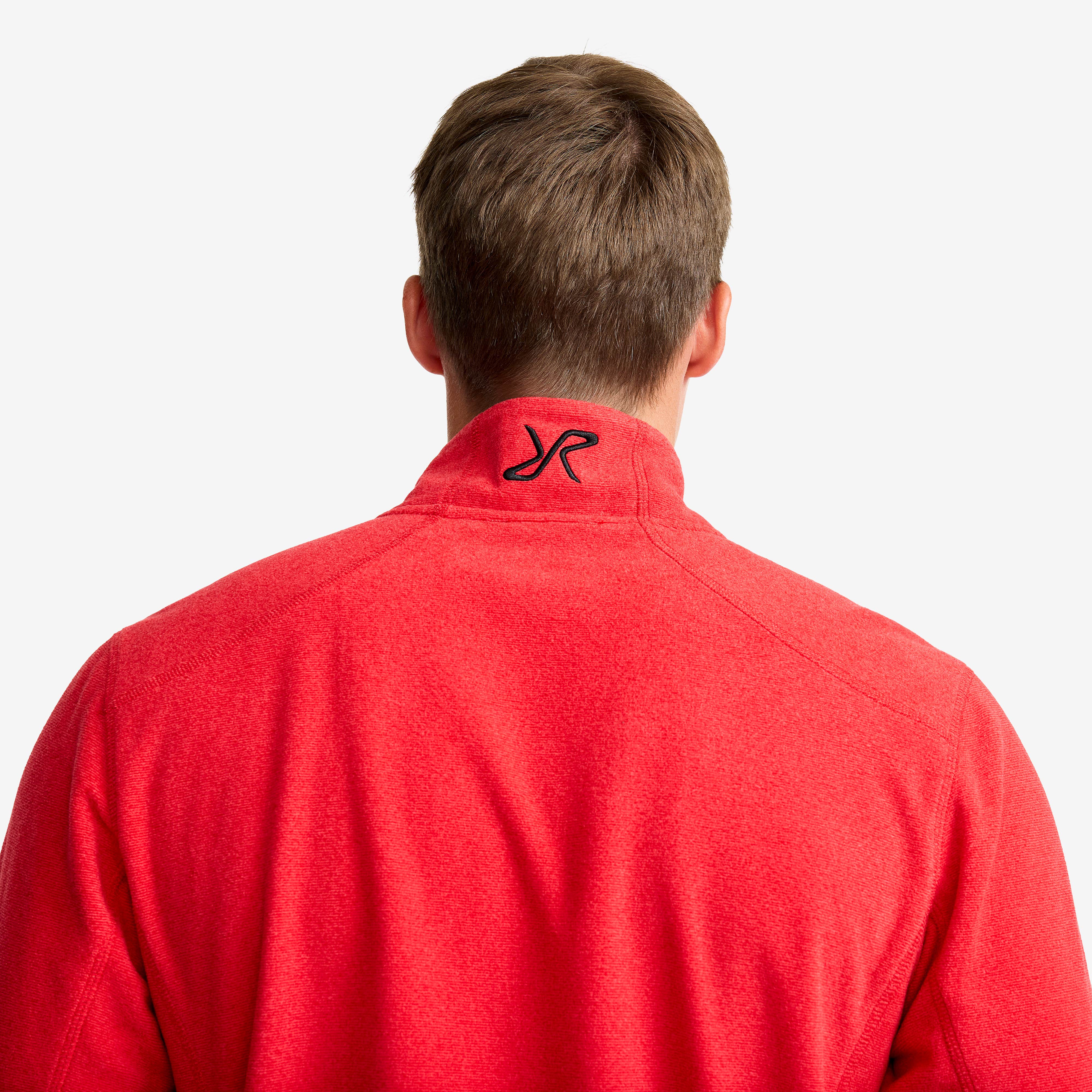 Essential Full-zip Fleece Herre Salsa