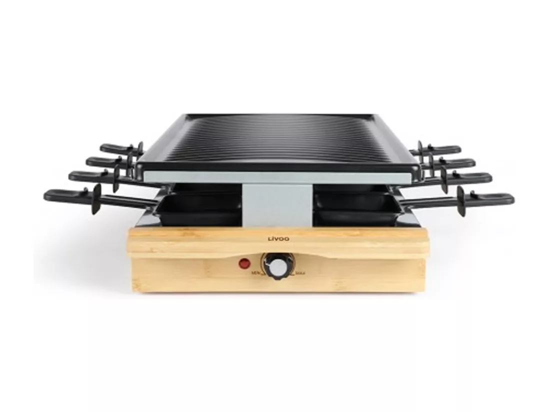 Livoo Appareil à raclette 8 personnes 1200w - doc257