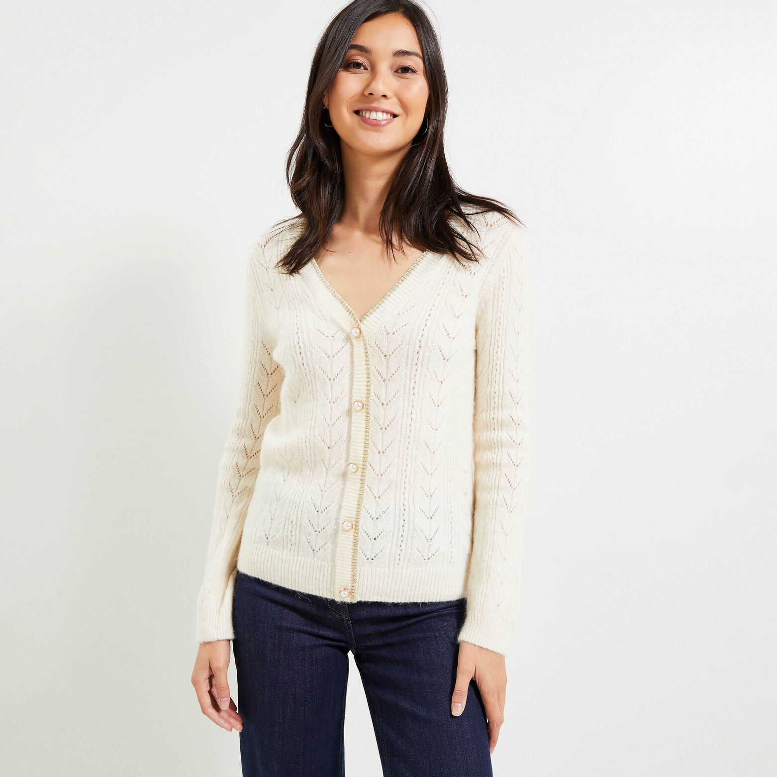 Gilet pull 2 en 1 femme