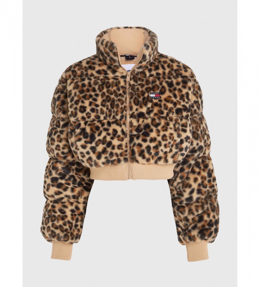 Jaqueta Tommy Jeans Leo Faux bege