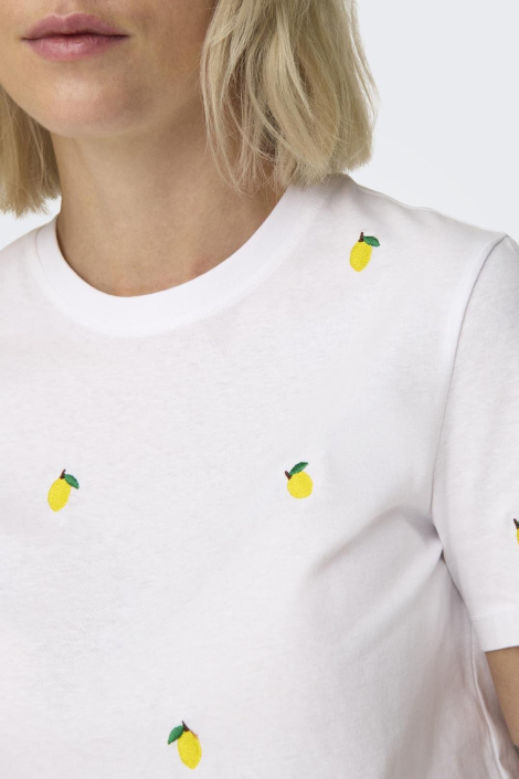 Only witte dames t-shirt