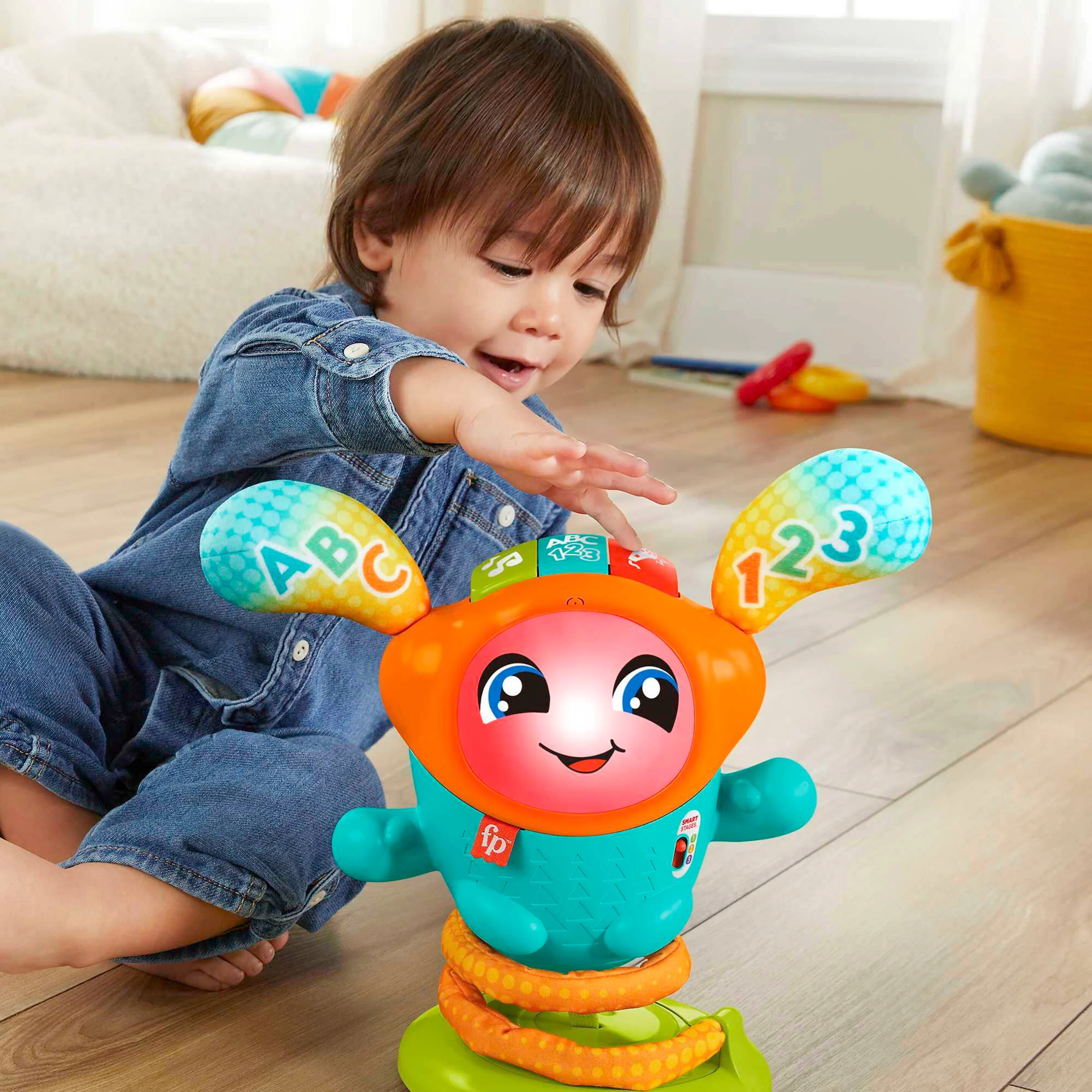 Fisher-Price Lernspielzeug mit Musik DJ Hüpfi