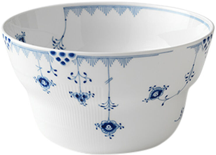 Royal Copenhagen Blå Elements 320 cl. skål Hvid, blå