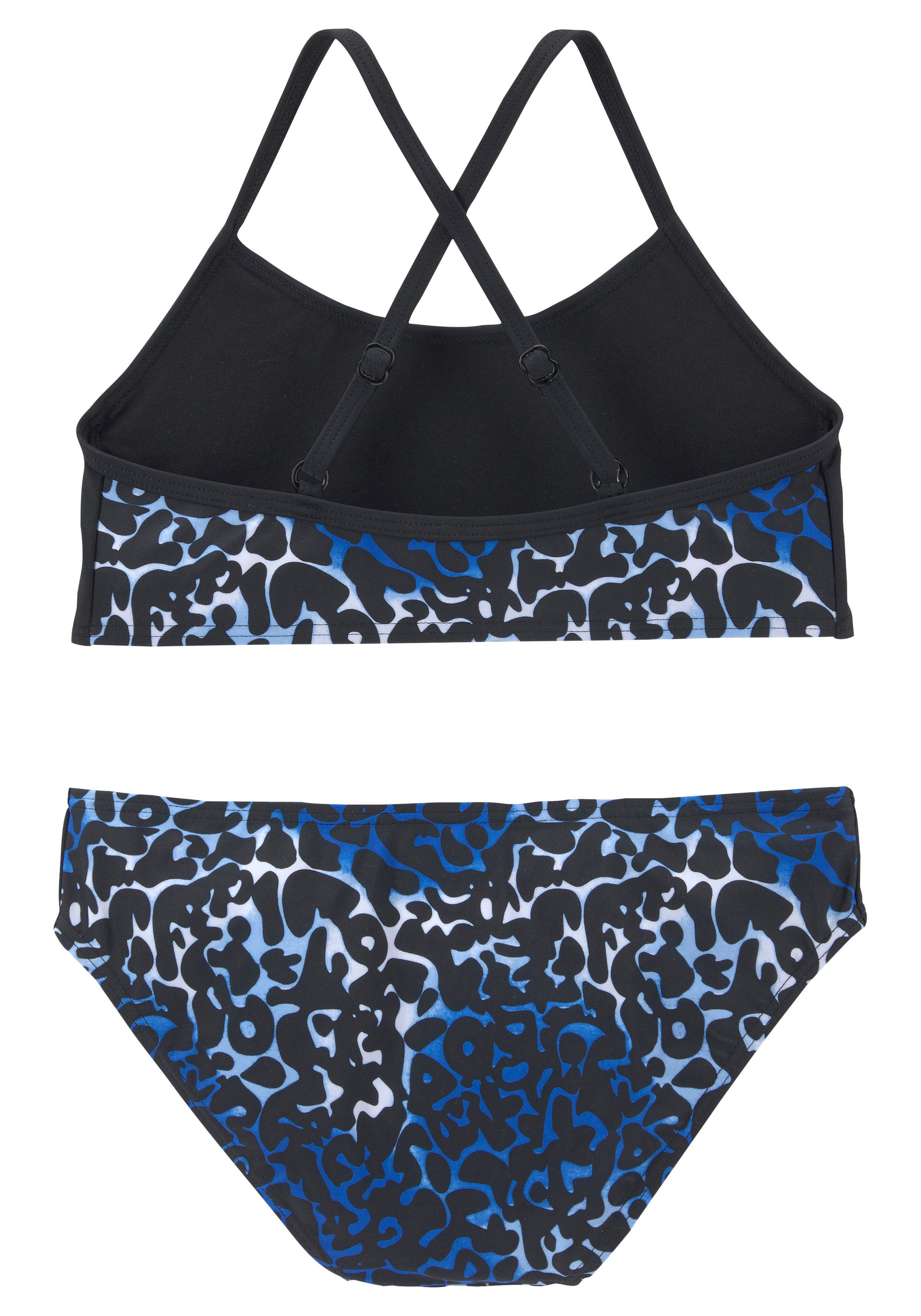 Buffalo Bustier-Bikini , mit Druck und Uniparts