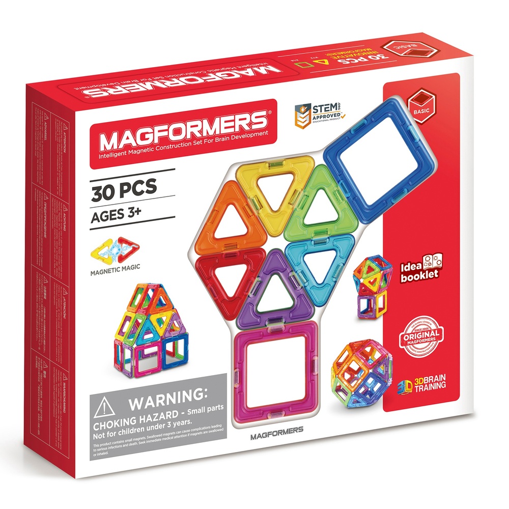 Magformers 30-teiliges Magnetbauset