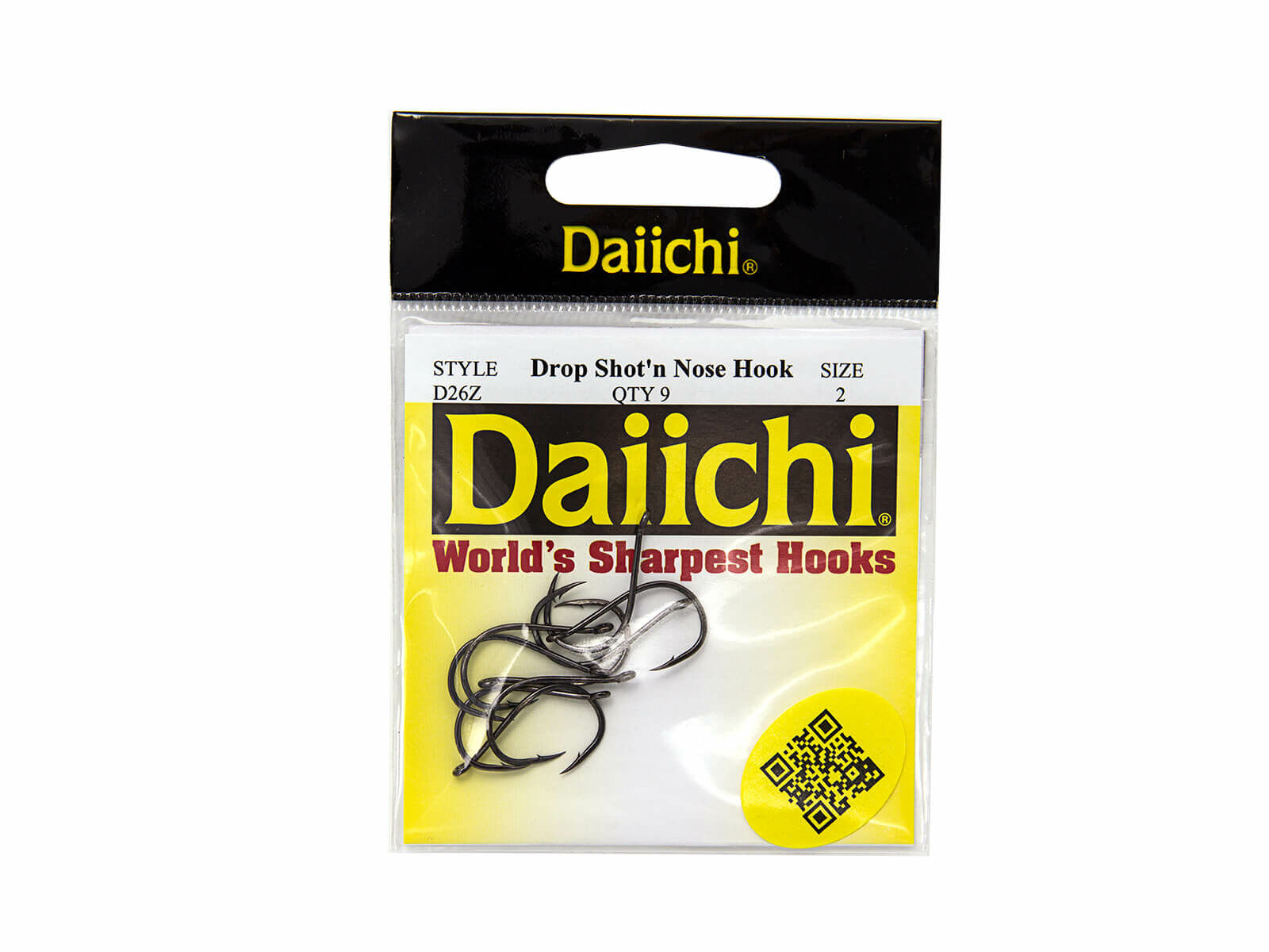 Daiichi Drop Shot Haken - Gr. 2 (Black Nickel)