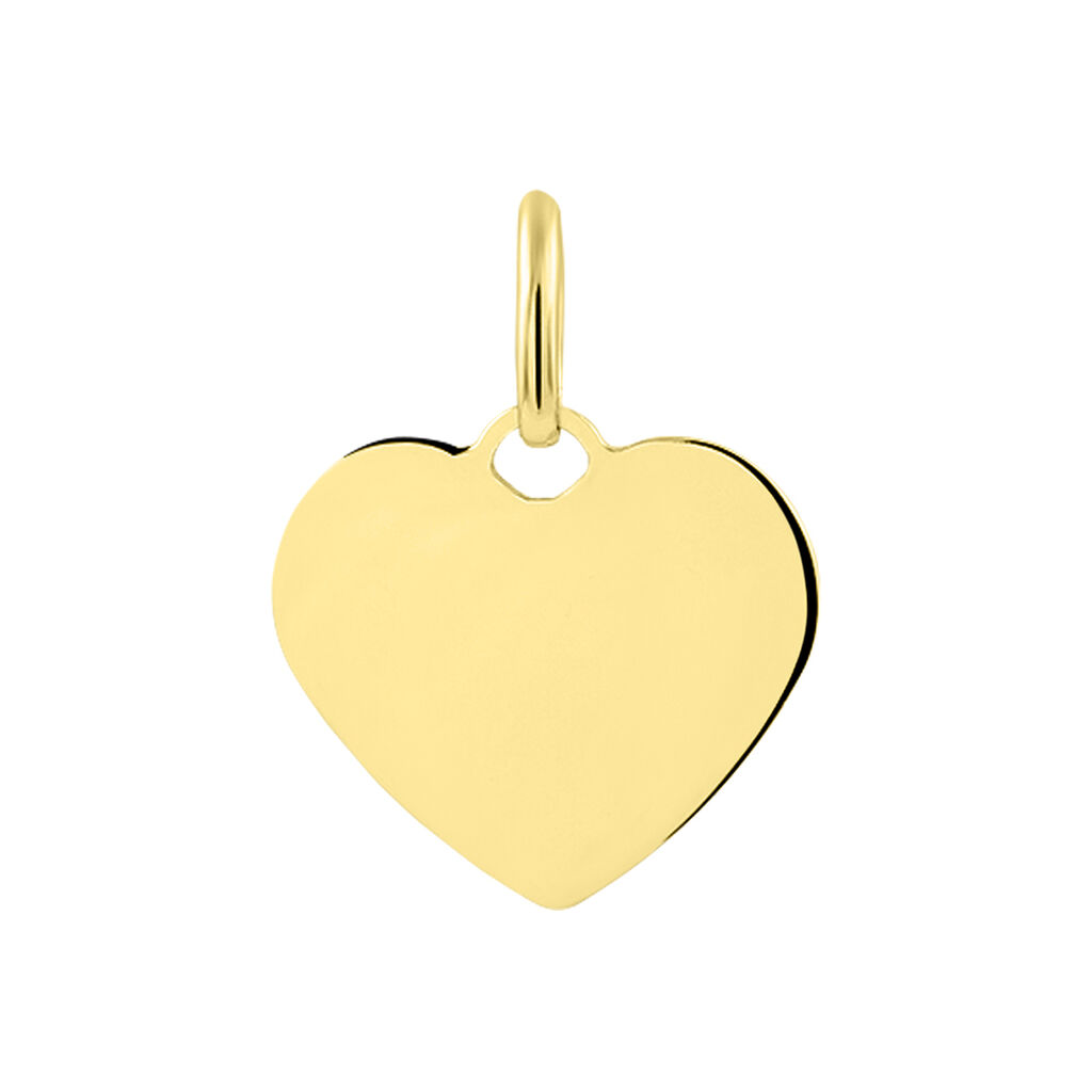Pendentif Ange Coeur Or Jaune