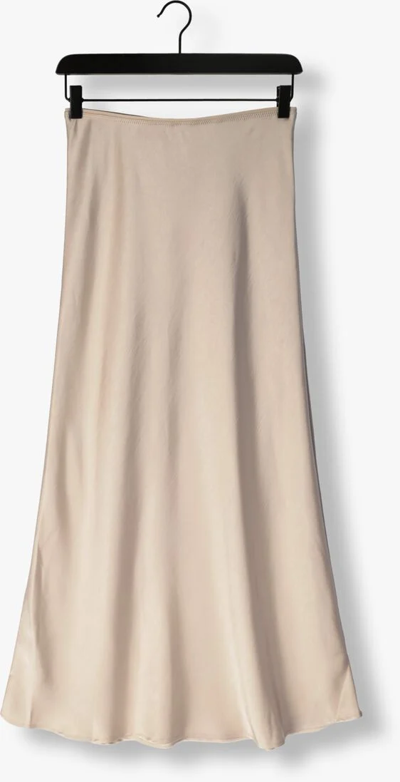 NEO NOIR beige neo noir midirok vicky heavy sateen skirt