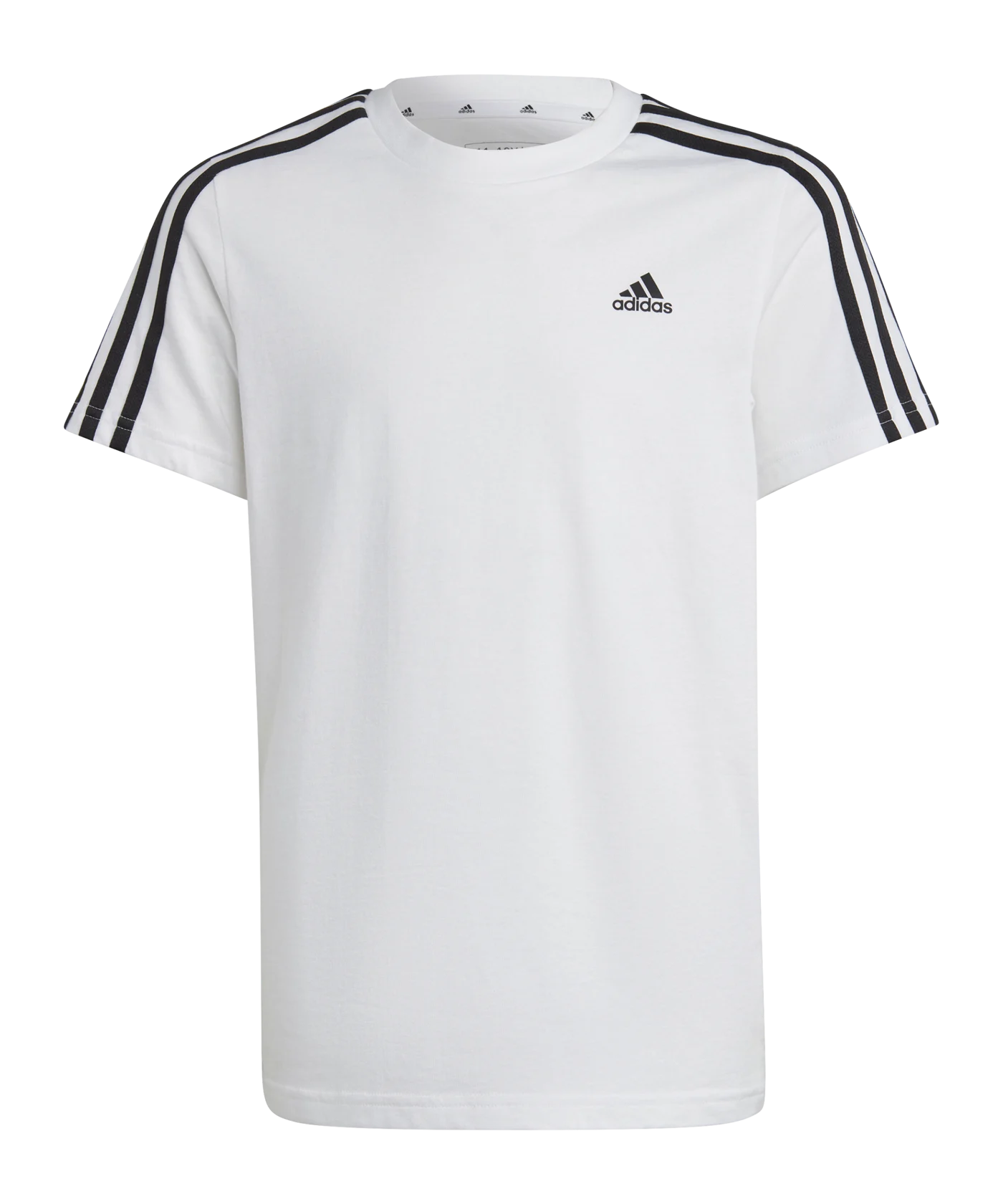 adidas 3S T-Shirt Kids Weiss Schwarz
