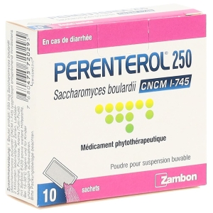 PERENTEROL Pulver 250 mg, 10 Stück