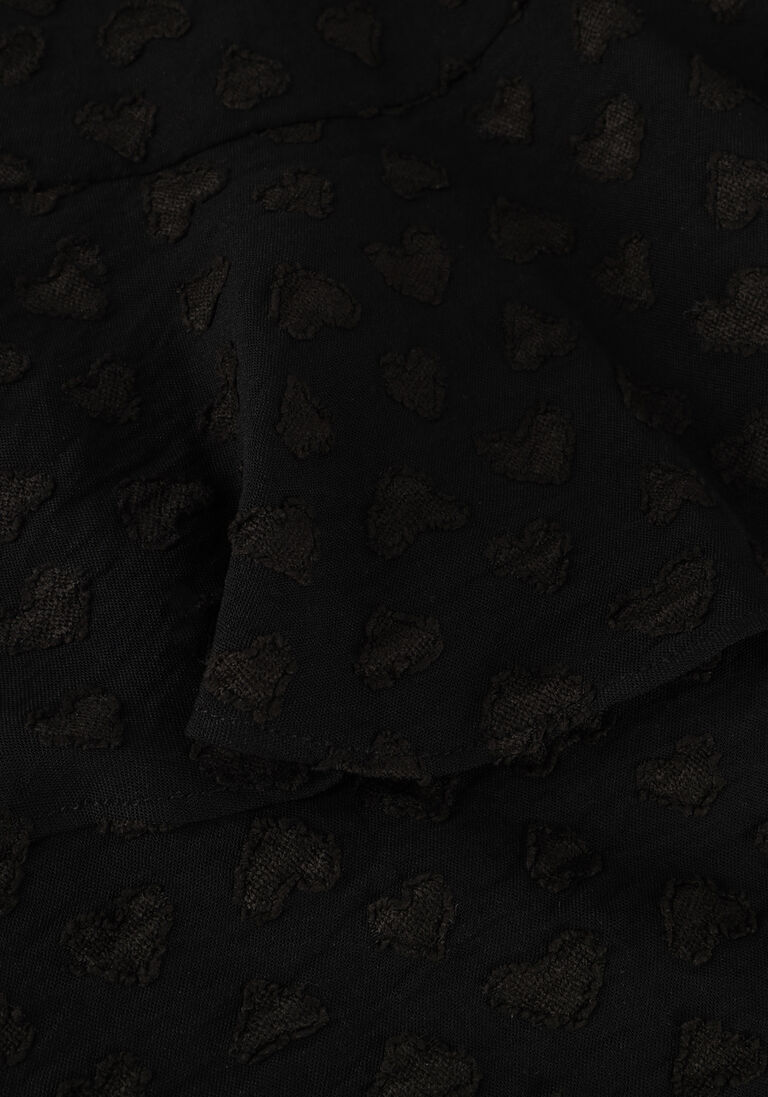 REFINED DEPARTMENT zwarte refined department minirok viv woven ruffle skirt