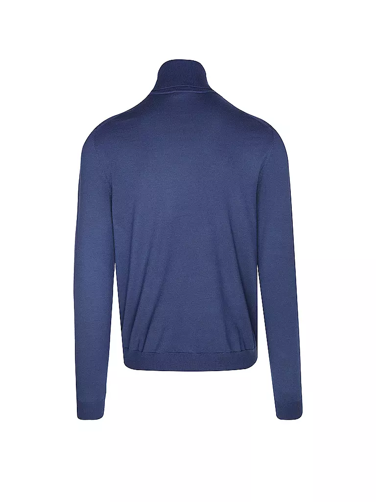 HUGO Rollkragenpullover SAN THOMAS blau